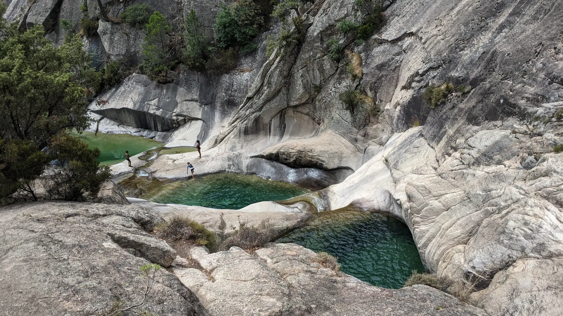 Les piscines de Purcaraccia