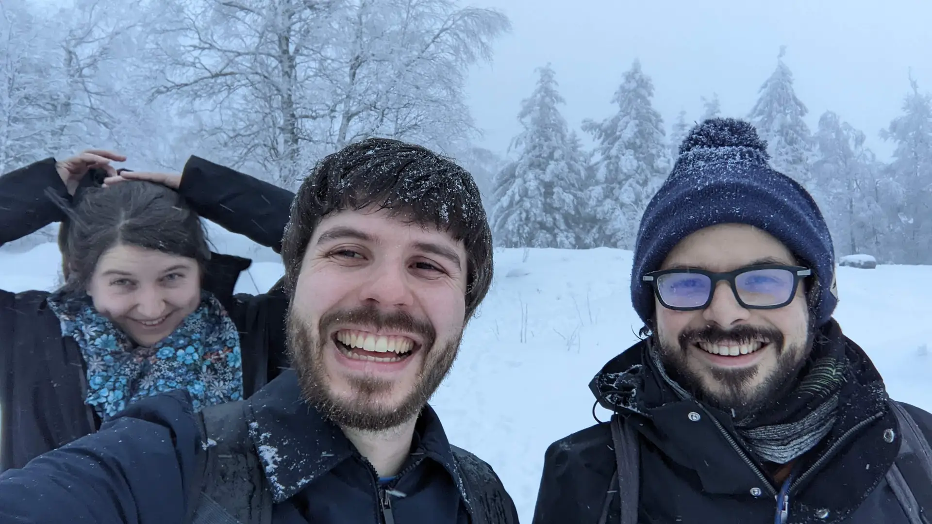 En route vers le temple du Donon (Janvier 2022)